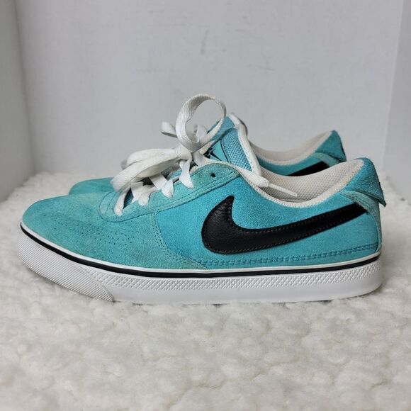 Nike 6.0 Mavrk Men's Sneaker Size 8 Blue Suede Low 442477-004 Shoes - Picture 3 of 10